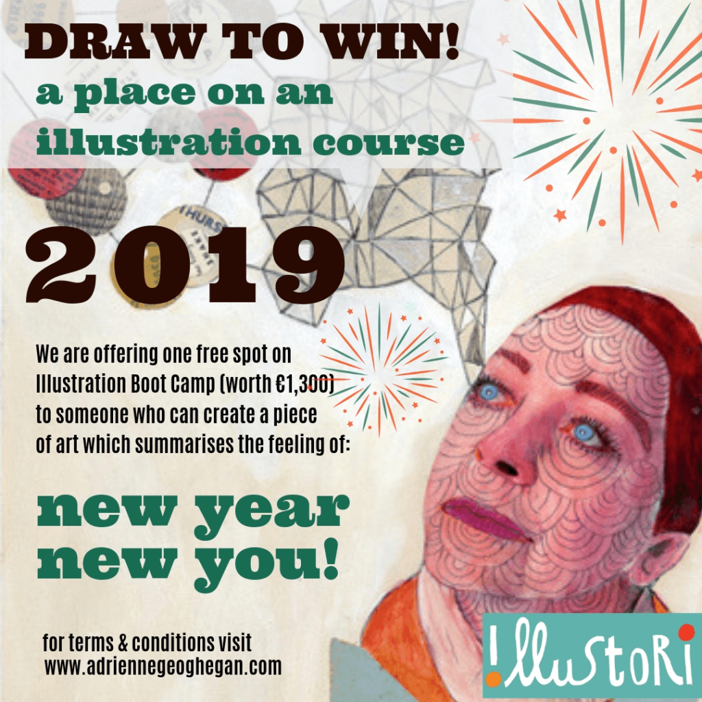 Still time to win €1300 Tutition to top Dublin Illustration Class
