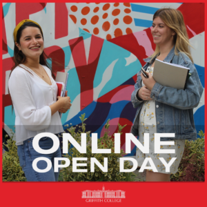 Griffith College will be hosting their online open day on Wednesday, 6th May