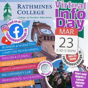 Rathmines College – Virtual Open Day