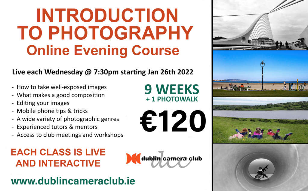 Introduction to Photography Course at Dublin Camera Club