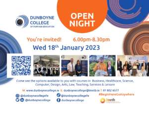 Dunboyne College of Further Education Open Night