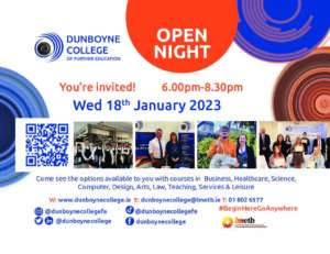 Dunboyne College of Further Education Open Evening