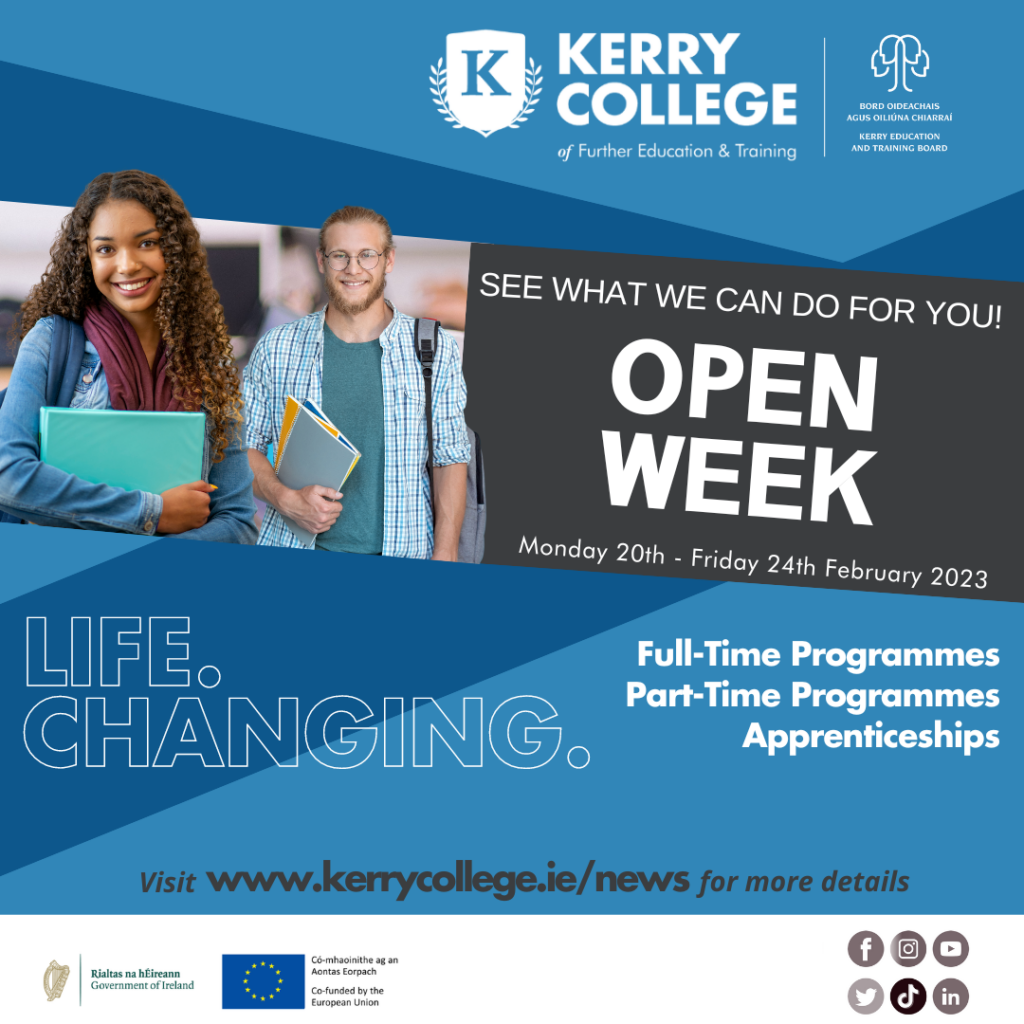 Bigger and Better! Kerry College Open Week 2023