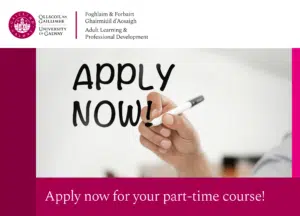 Part-time courses & Micro-credentials at University of Galway