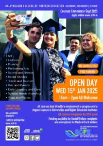 SCFE Open Day 15 January 2025